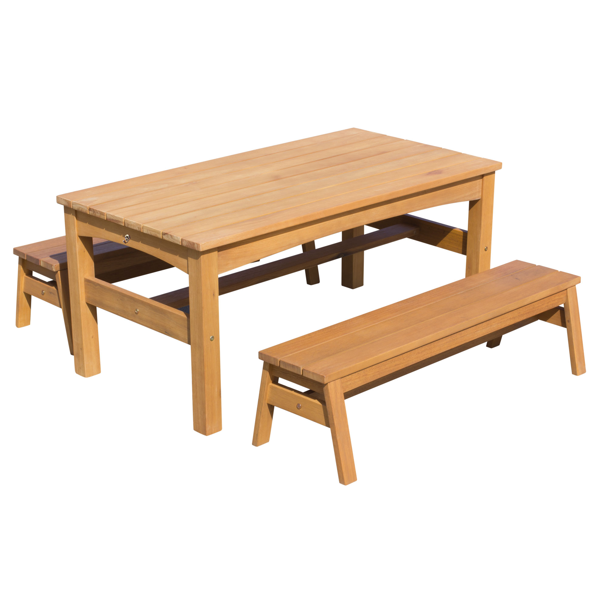 Kindergartenset Varia Tisch und 2er Bank Set