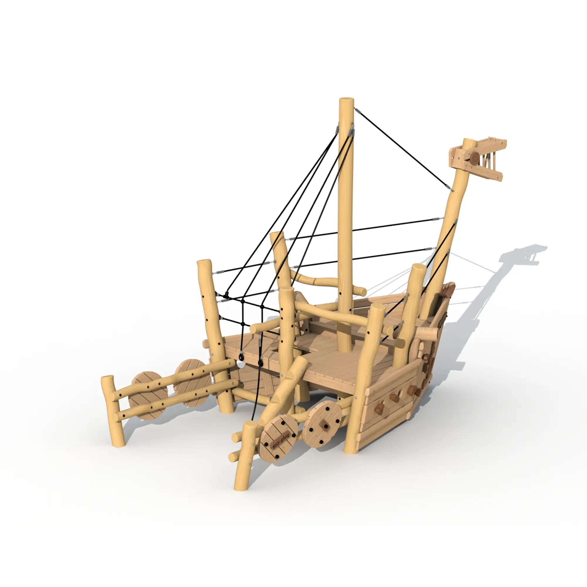 Robinie Piratenschiff Albatros - Heckschiff mit Rollstuhlrampe