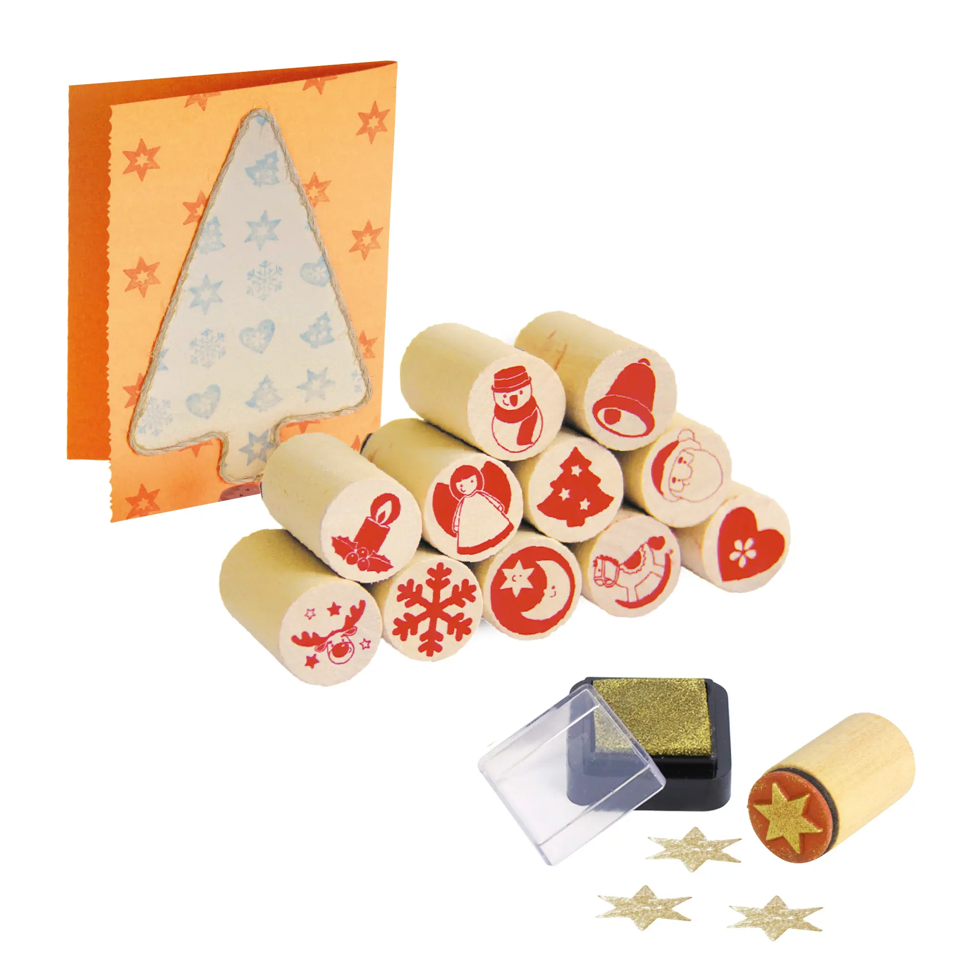 Mawi Weihnachtsstempel 12 +12 er Set