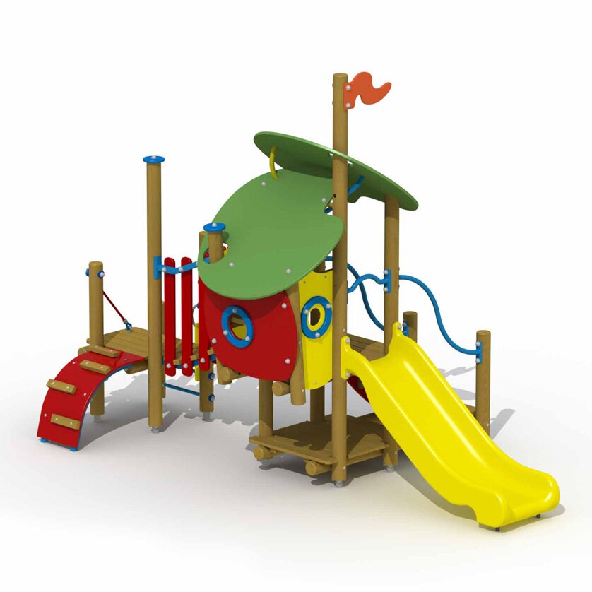 Aladin und die Wunderlampe mit Kunststoffrutsche