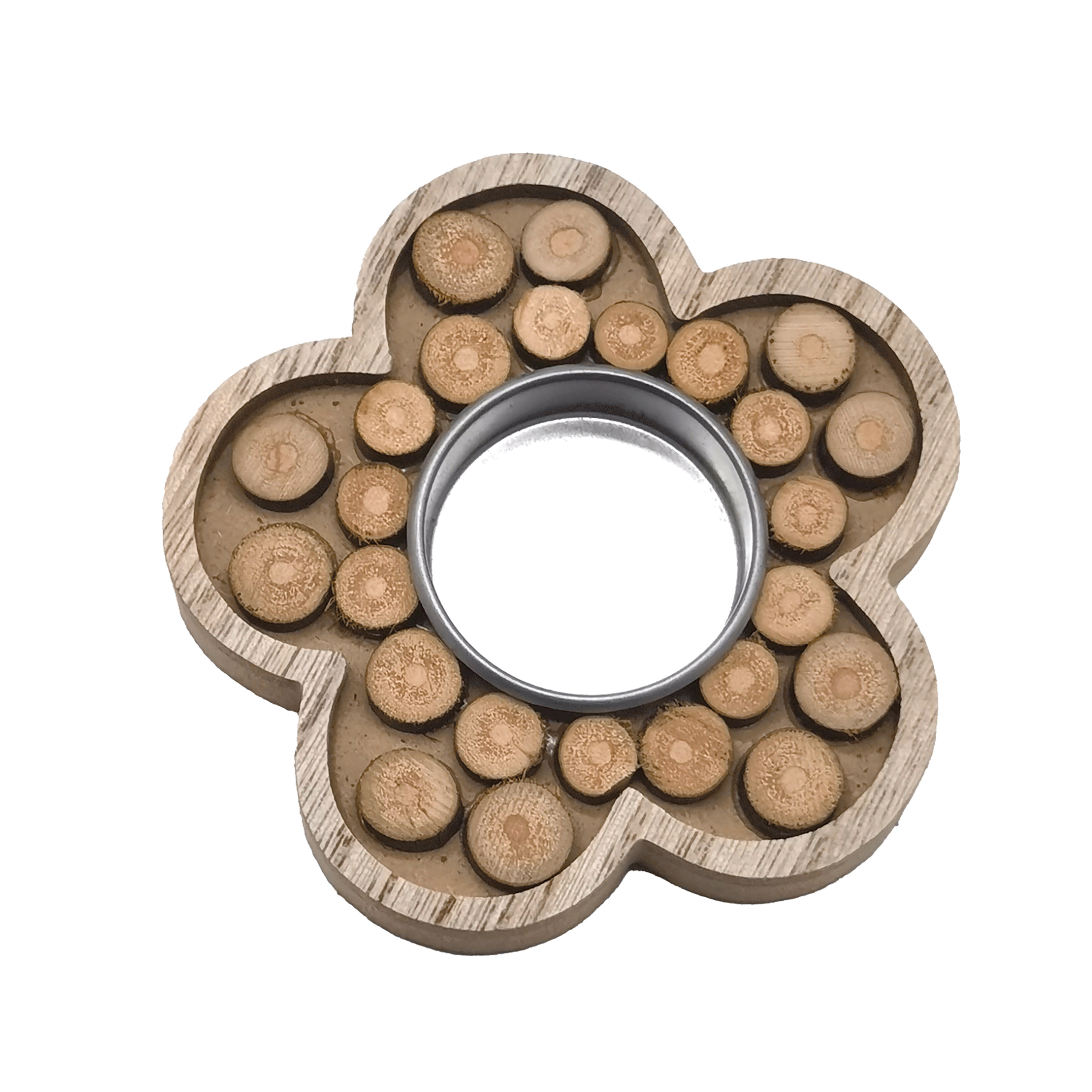 Teelichthalter Blume 12er Set