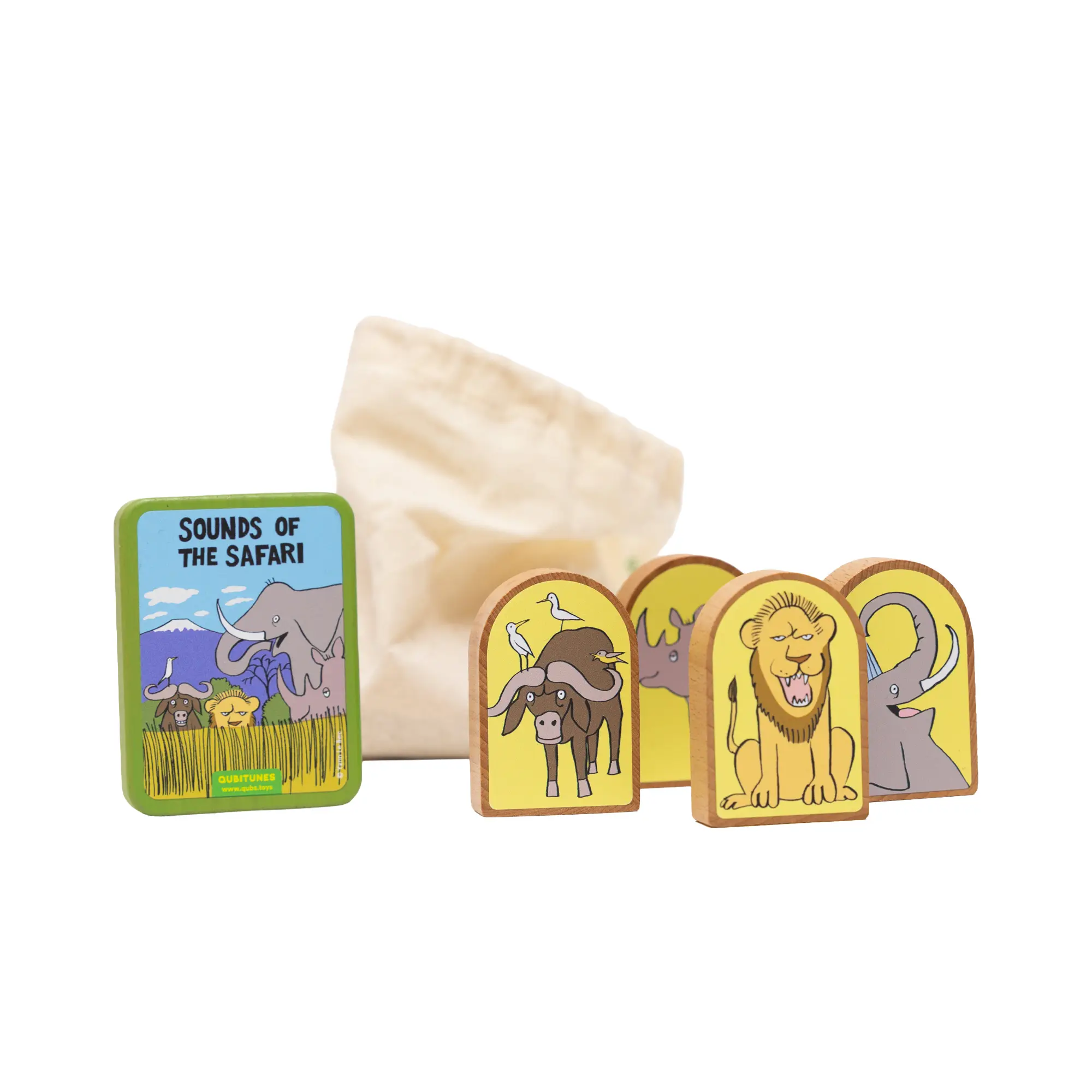 Qubi Set "Gehe mit uns auf Safari Tour"
