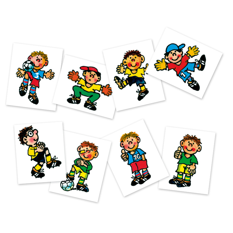 WM/Fußball Tattoo Set - 220 Stück