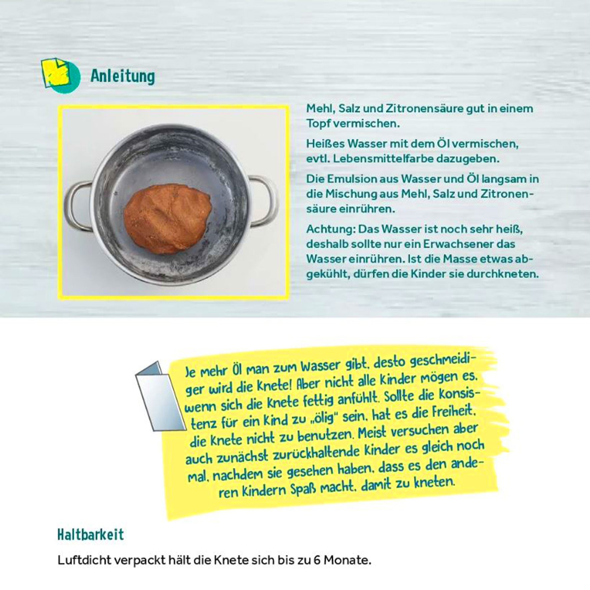 Kneten und Modellieren in der Kita