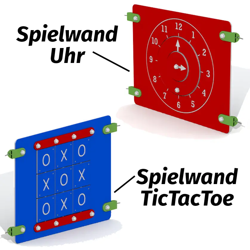 Spielwand für Spielplätze