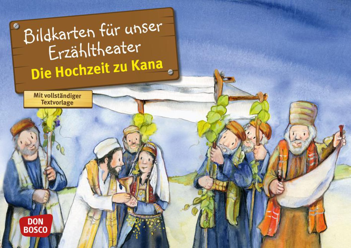 Die Hochzeit zu Kana. Kamishibai Bildkartenset.