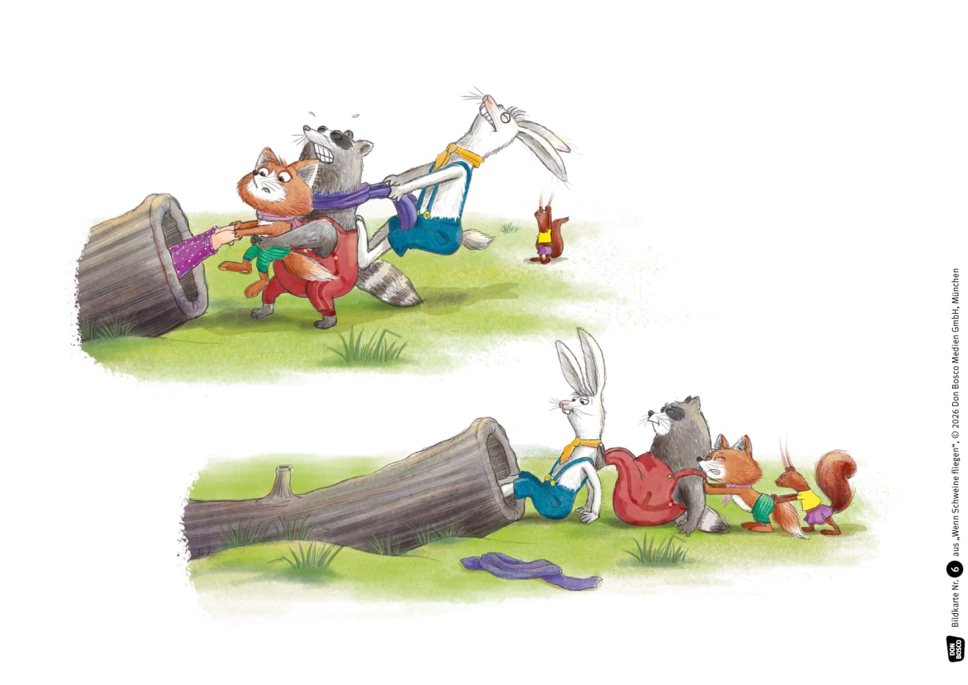 Wenn Schweine fliegen. Kamishibai Bildkartenset