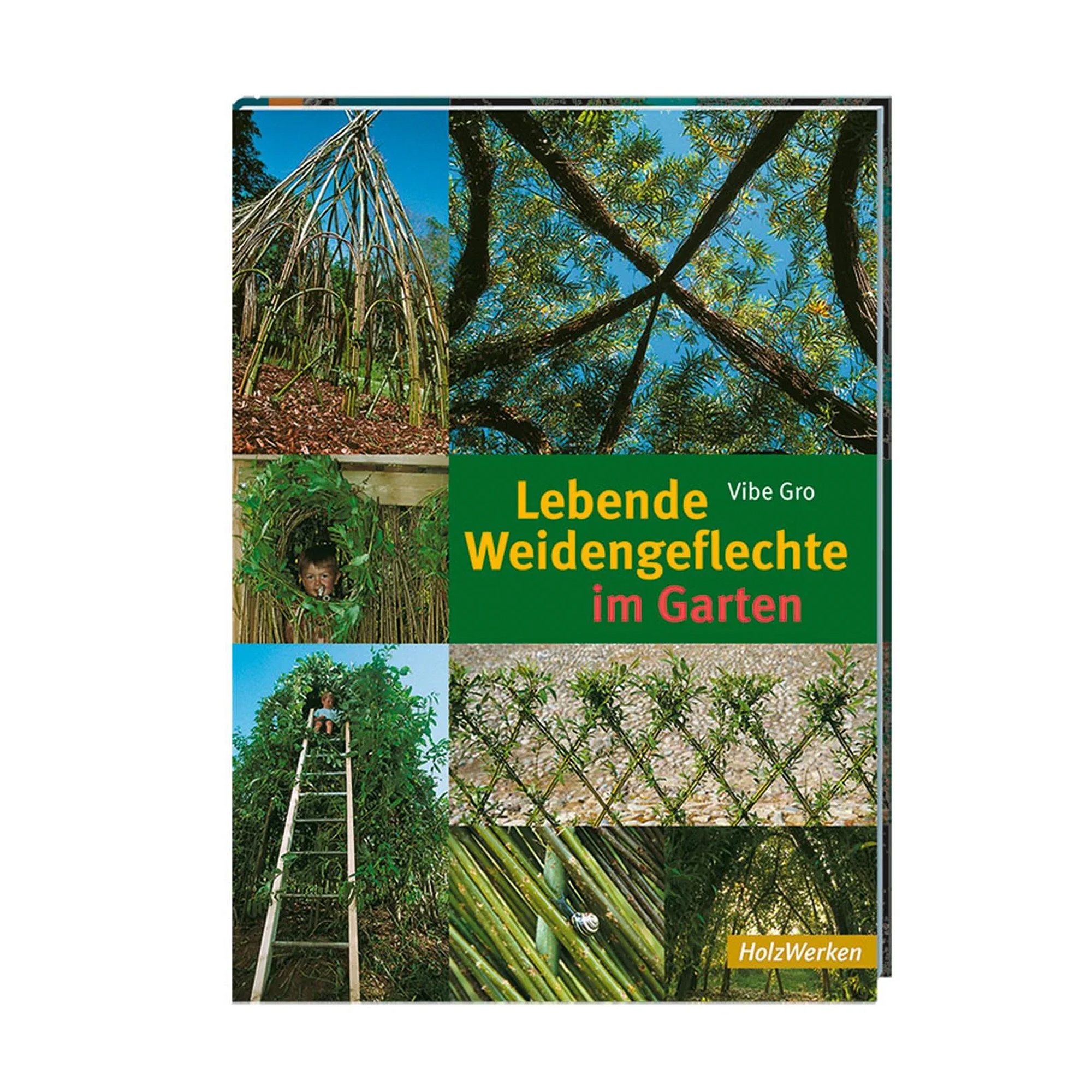 Lebende Weidengeflechte im Garten