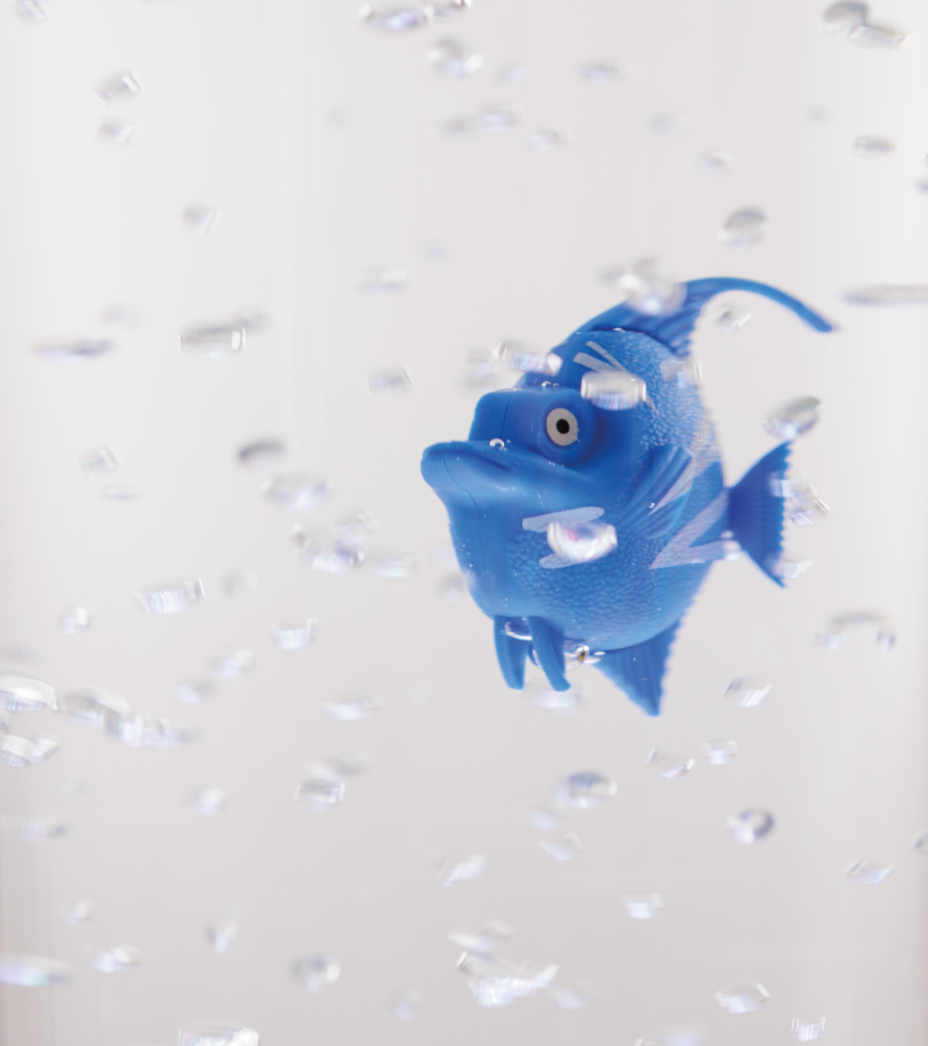 Wassersäule Wonderworld groß inkl. Schwimmfische