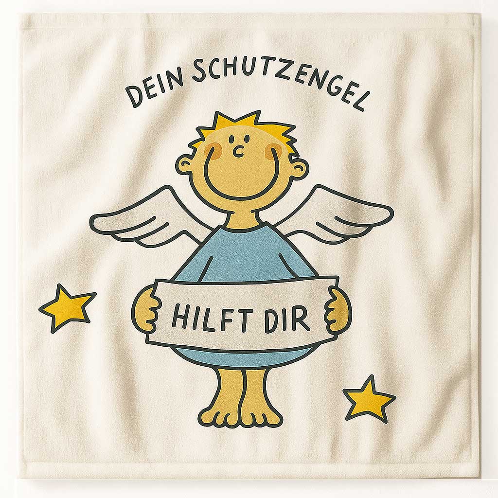Zauberhandtuch Schutzengel mit Geschichte