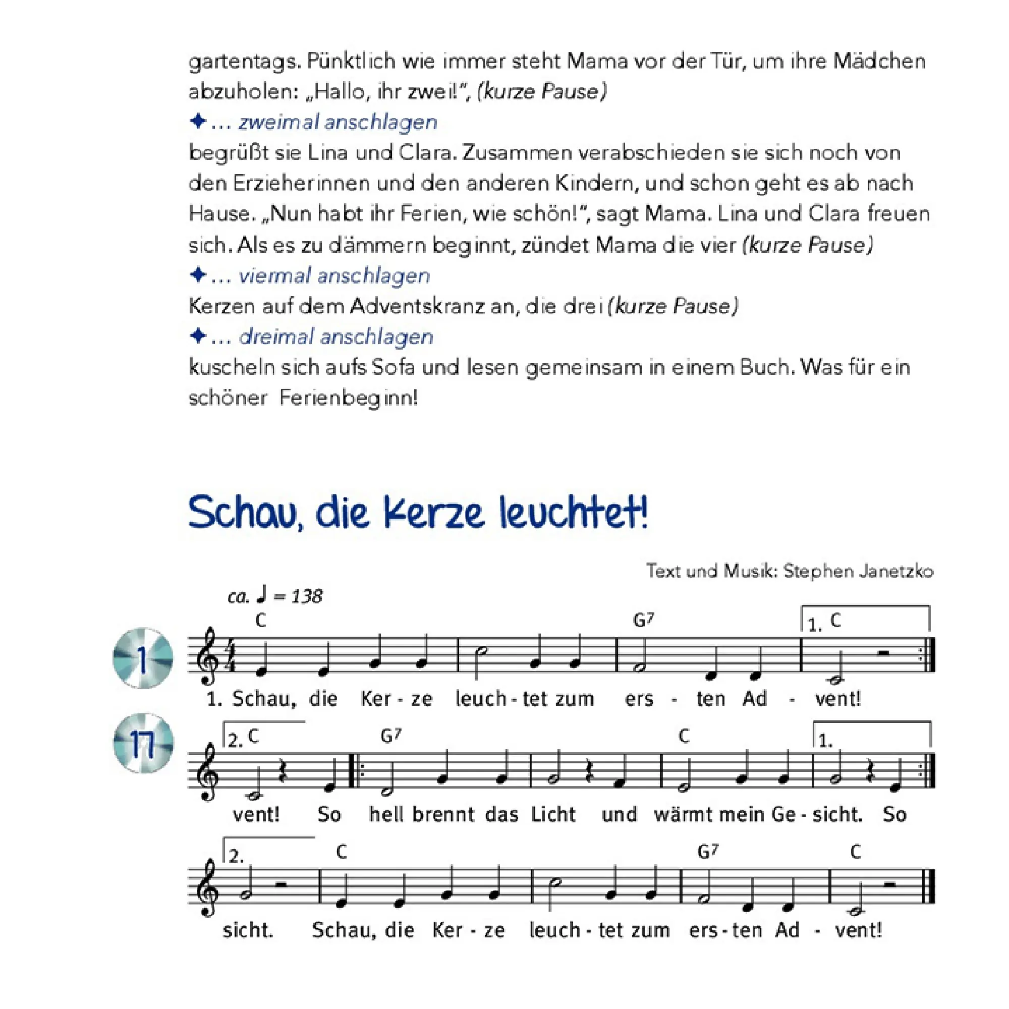 Advent und Weihnachten feiern in der Kita, m. Audio-CD