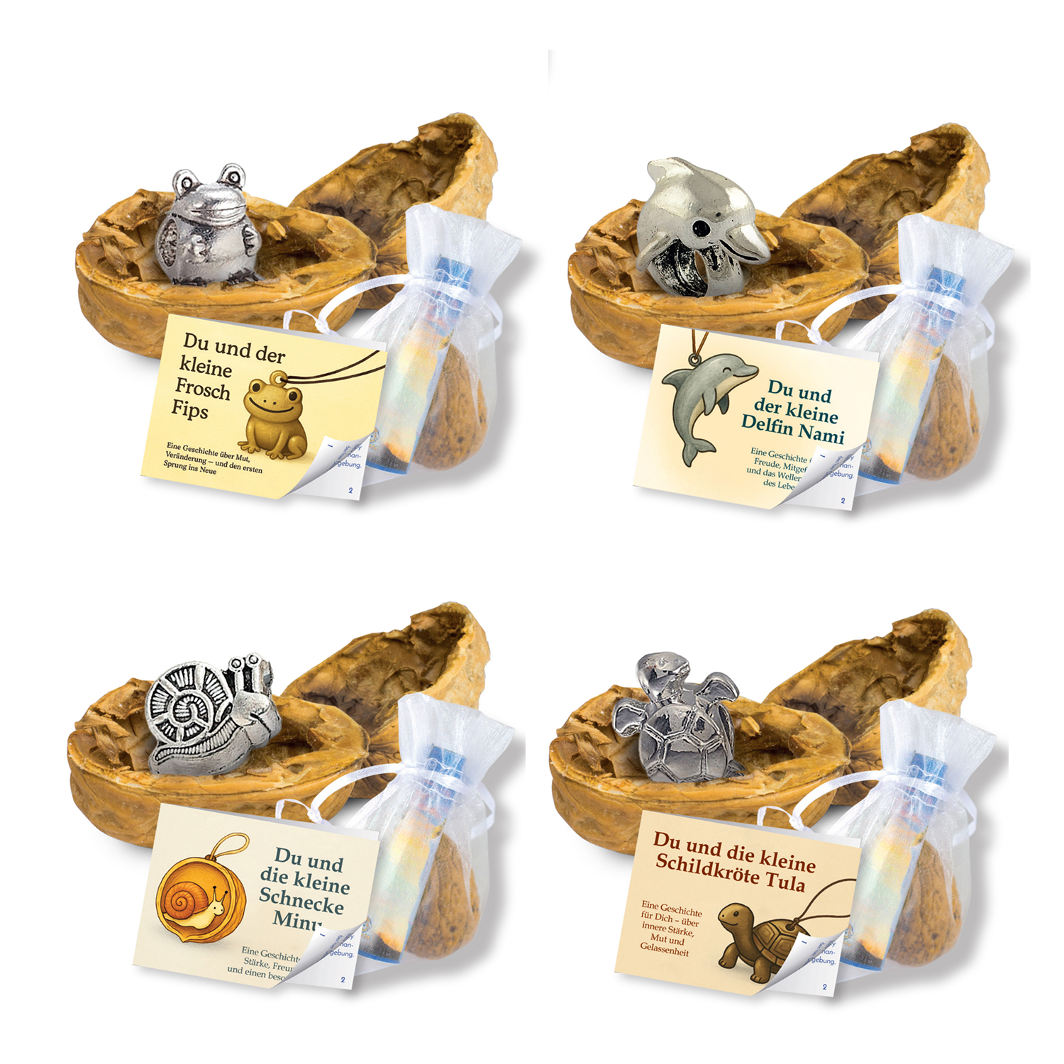 Überraschungsnuss"Dein Krafttier" 24er Pack