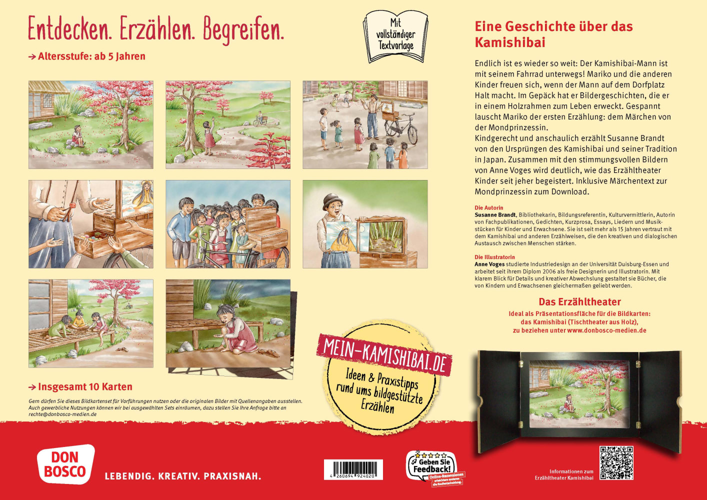 Mariko und die Mondprinzessin. Wenn der Kamishibai-Mann erzählt. Kamishibai Bildkartenset