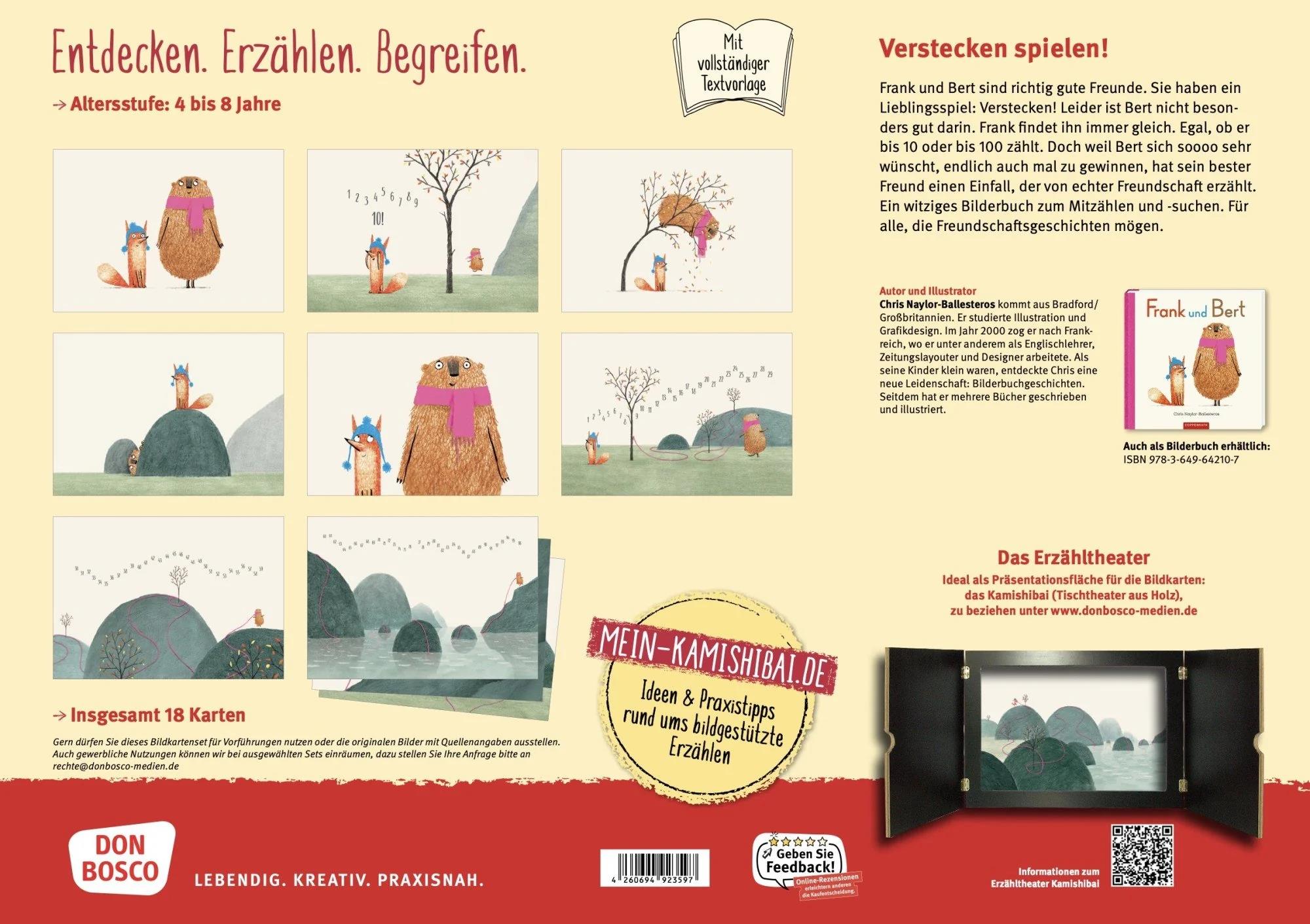 Frank und Bert. Kamishibai Bildkartenset