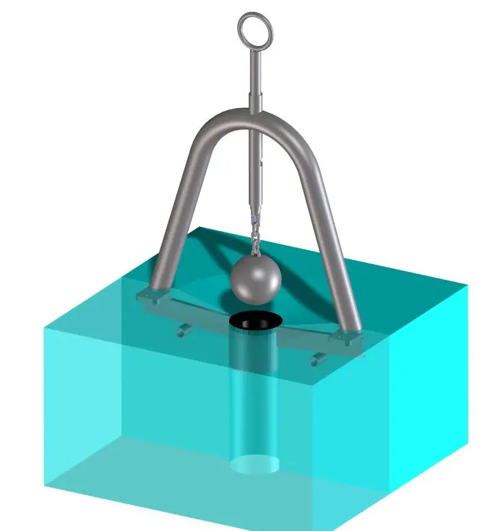 Wasserspiel Kugelwehr - Staukugel