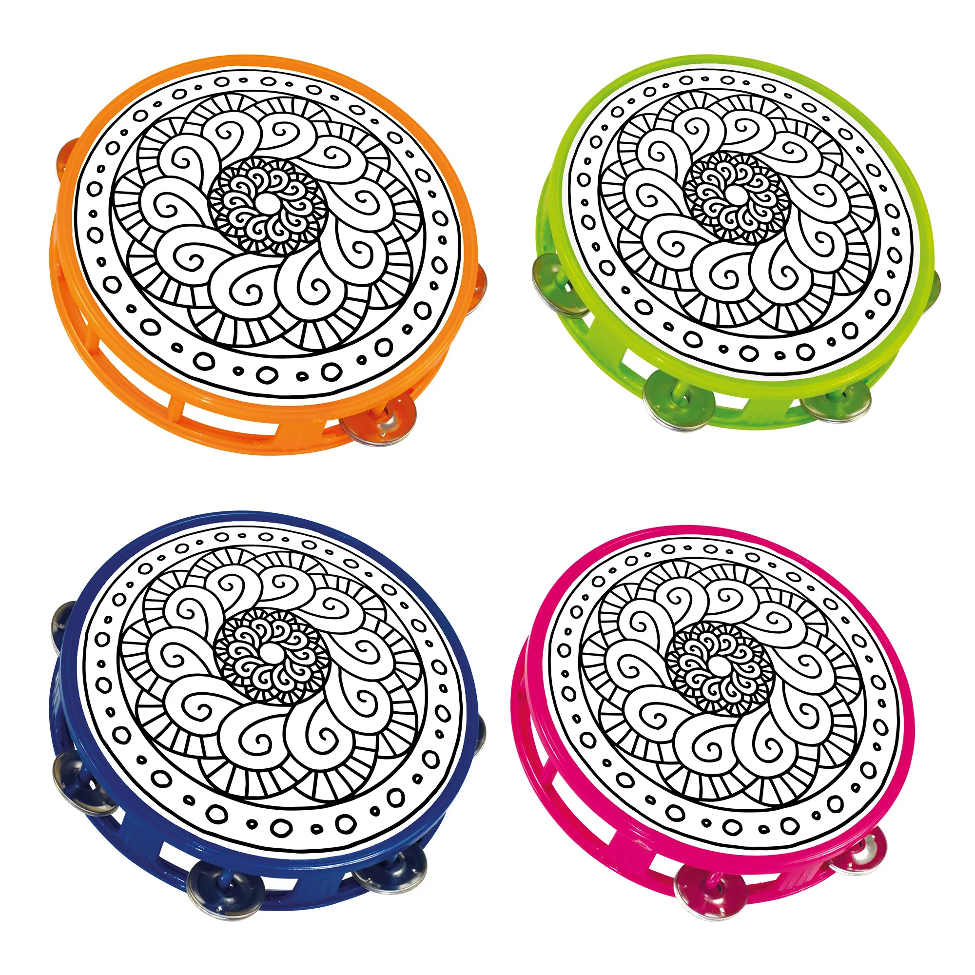 Kindertamburin Mandala