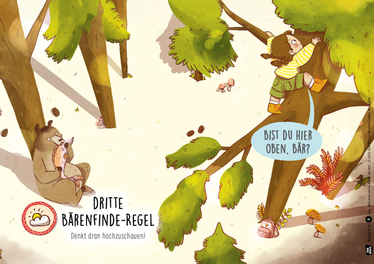 Wie man einen Bären findet. Kamishibai Bildkartenset