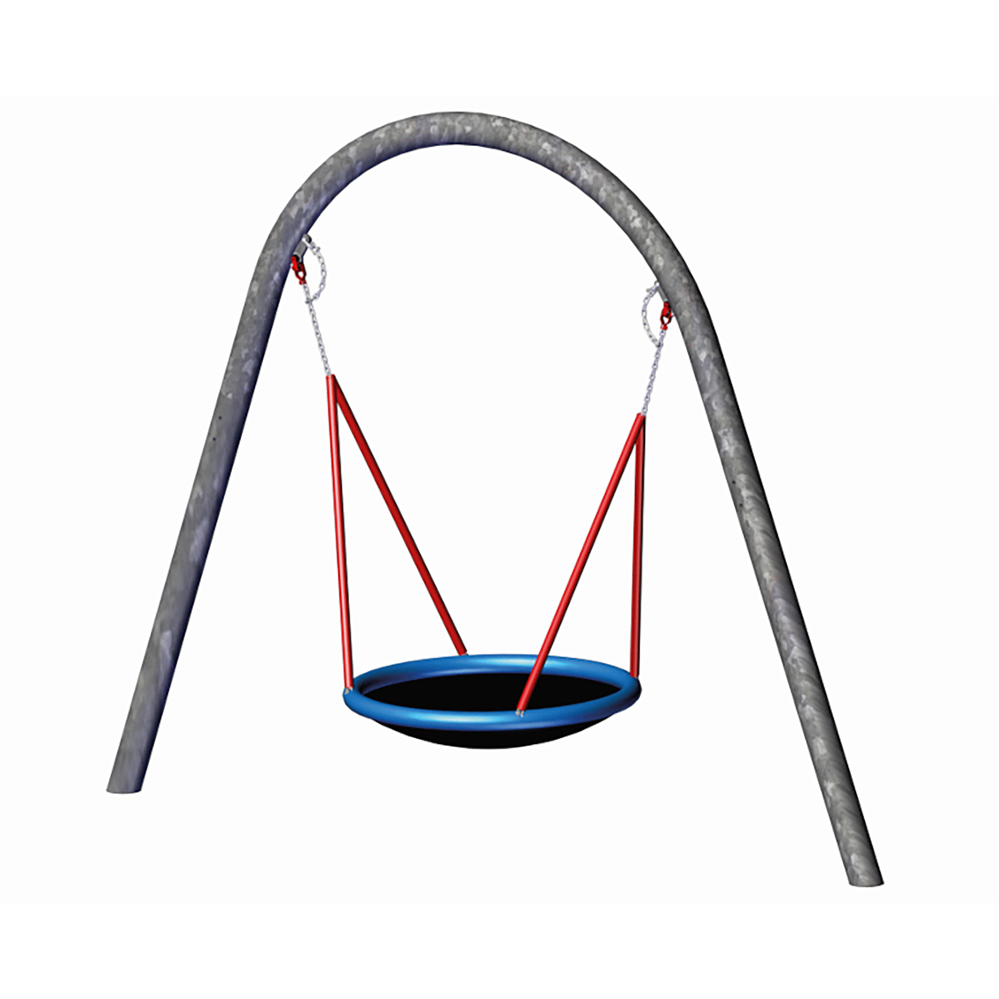 Bogenschaukel zum Einbetonierenohne Einhängeteile, inkl. Lager