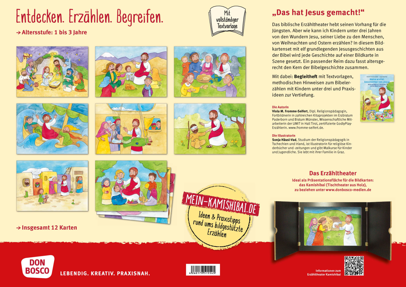 Meine ersten Geschichten von Jesus. Die U3-Bibel im Kamishibai. Kamishibai Bildkartenset.