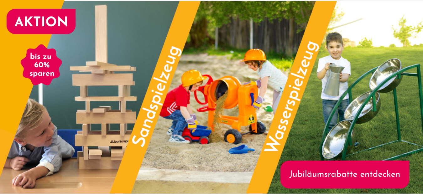 Jubiläum bei Mawi: bis zu 60% Rabatt auf Kita-Ausstattung!