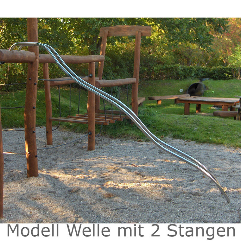 Edelstahlrutschstangen Parallel