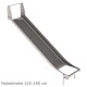 Edelstahlrutsche o. Leiter, Breite 1 m, PH 90 - 100 cm