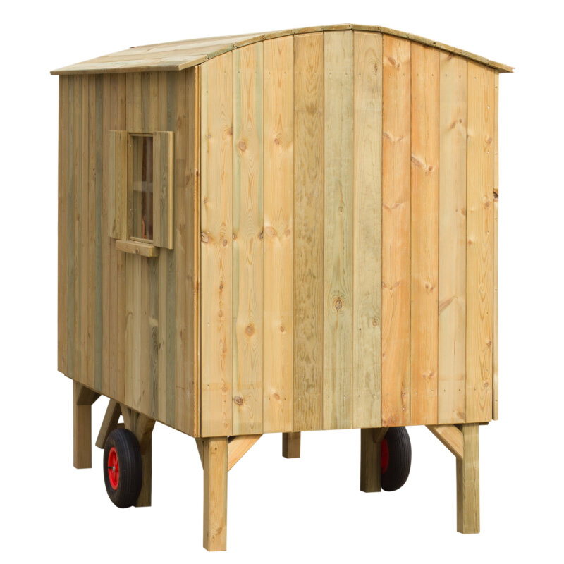 Kinderspielhaus Bauwagen