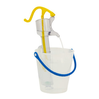 Wasserpumpe + Transparenter Eimer