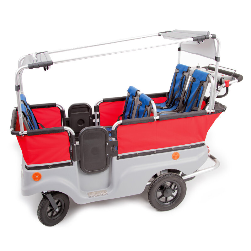 Sonnenschutz für Winther E-Turtle 4 Sitzer und 6-Sitzer, 2 tlg. Beschattung für alle Kinder