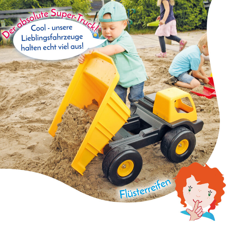 Mammut Truck mit Aufklebern