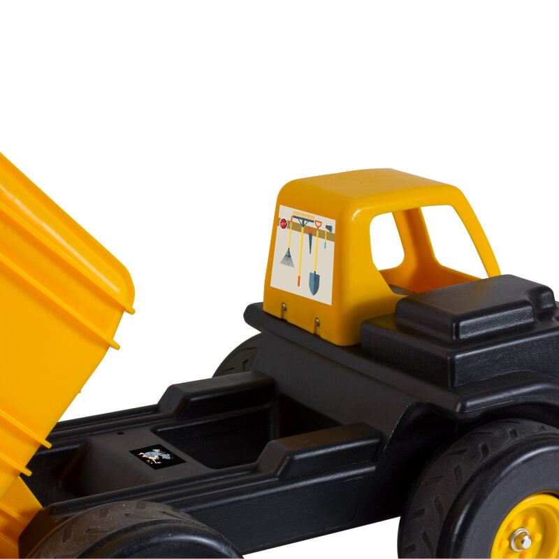 Mammut Truck mit Aufklebern