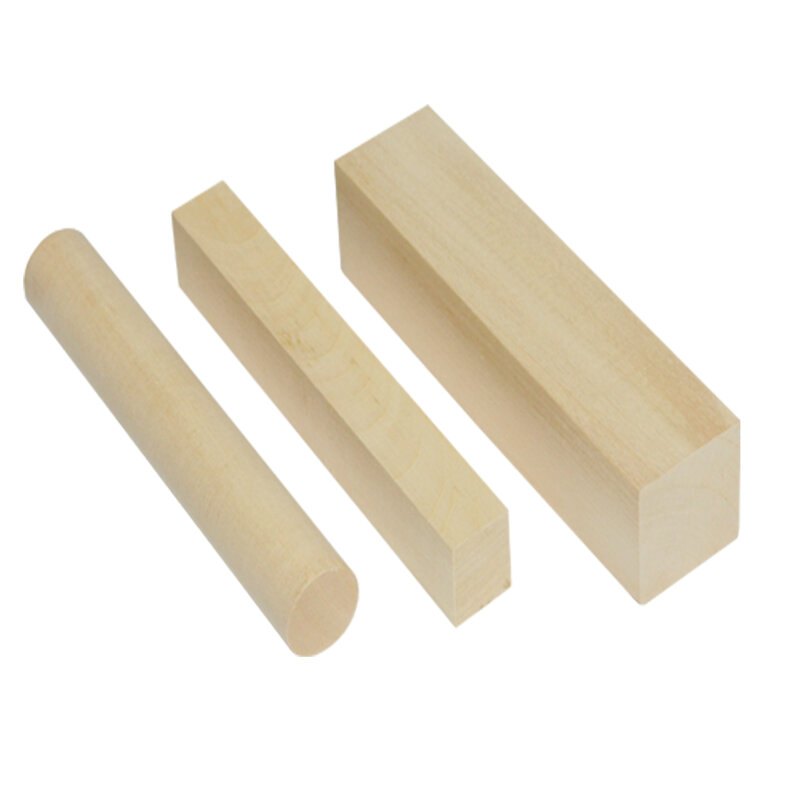 Schnitzholz Linde 3 Stangen