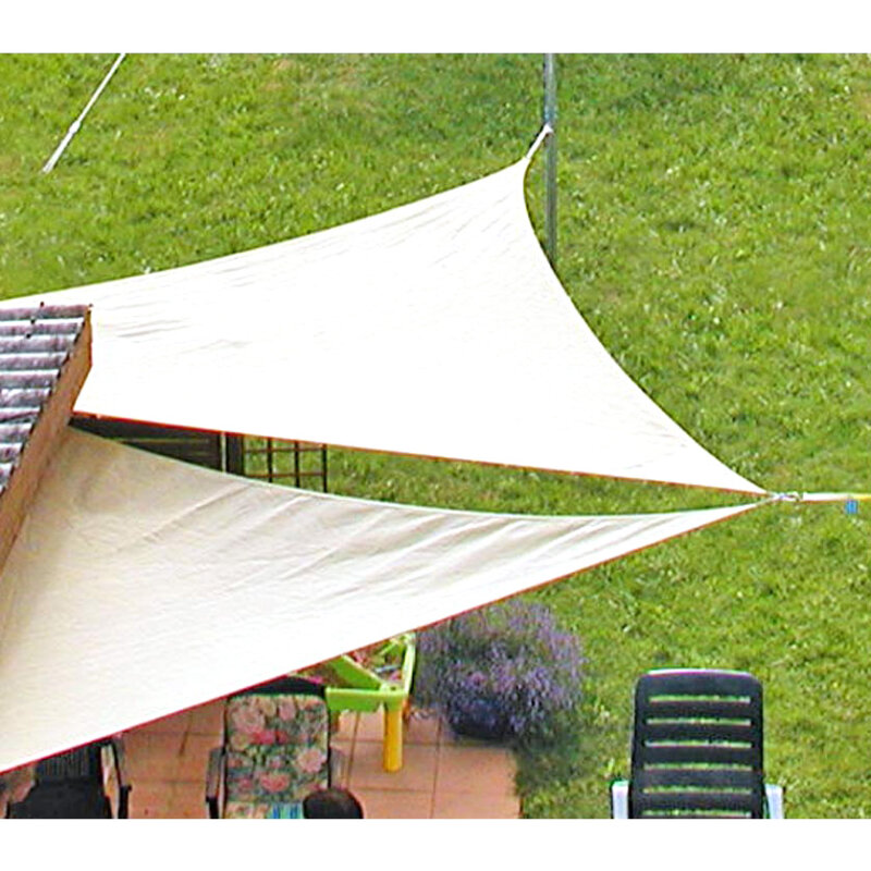 Sonnensegel cremeweiß wasserabweisend