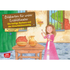 Die heilige Barbara und der Kirschblütenzweig....