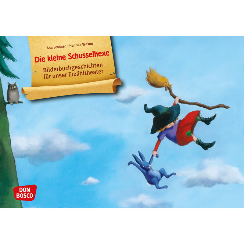Die kleine Schusselhexe. Kamishibai Bildkartenset