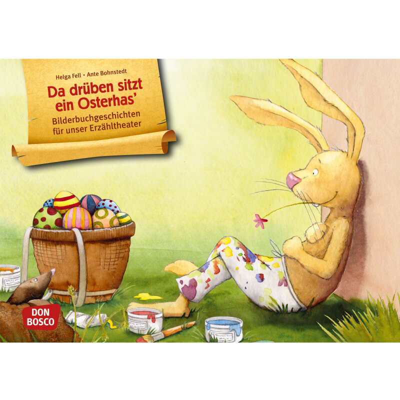 Kamishibai Karten Da drüben sitzt ein Osterhas