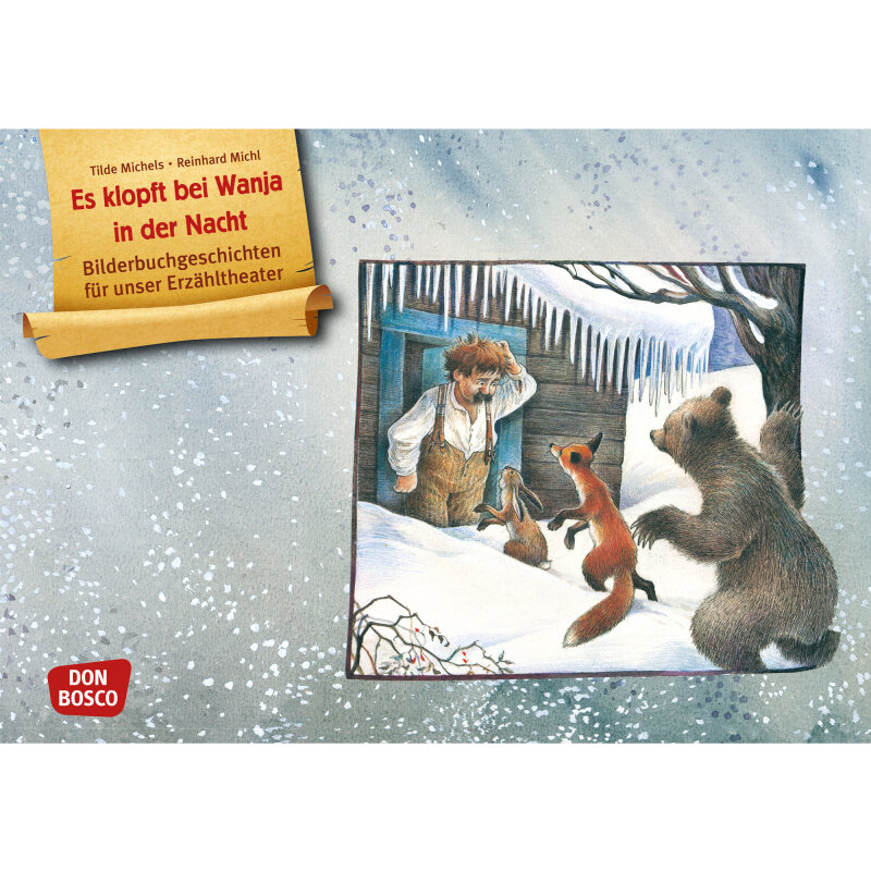 Es klopft bei Wanja in der Nacht. Kamishibai Bildkartenset