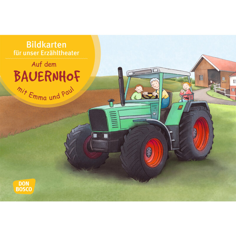 Kamishibai Karten Auf dem Bauernhof mit Emma und Paul