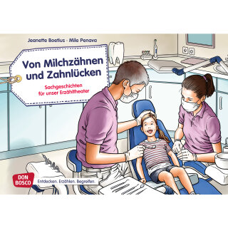 Kamishibai Karten Von Milchzähnen und Zahnlücken