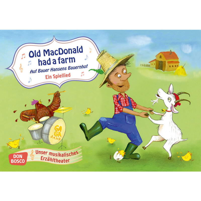 Old MacDonald had a farm. Auf Bauer Hansens Bauernhof. Kamishibai Bildkartenset.