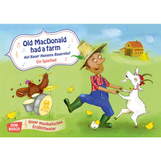 Old MacDonald had a farm. Auf Bauer Hansens Bauernhof. Kamishibai Bildkartenset.