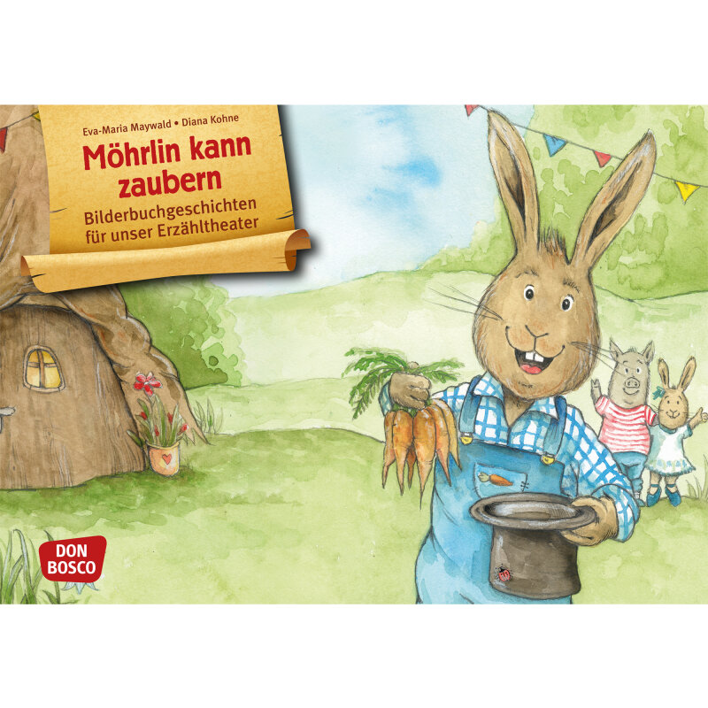 Kamishibai Karten Möhrlin kann zaubern