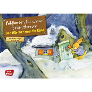 Kamishibai Karten Das Häschen und die Rübe