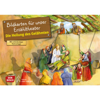 Die Heilung des Gelähmten. Kamishibai Bildkartenset.