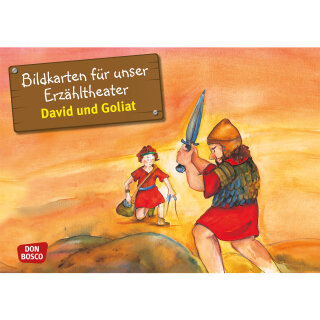 David und Goliat. Kamishibai Bildkartenset.