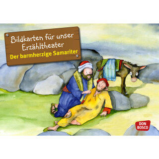 Der barmherzige Samariter. Kamishibai Bildkartenset