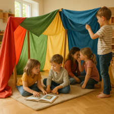 Spieltücher aus Baumwolle