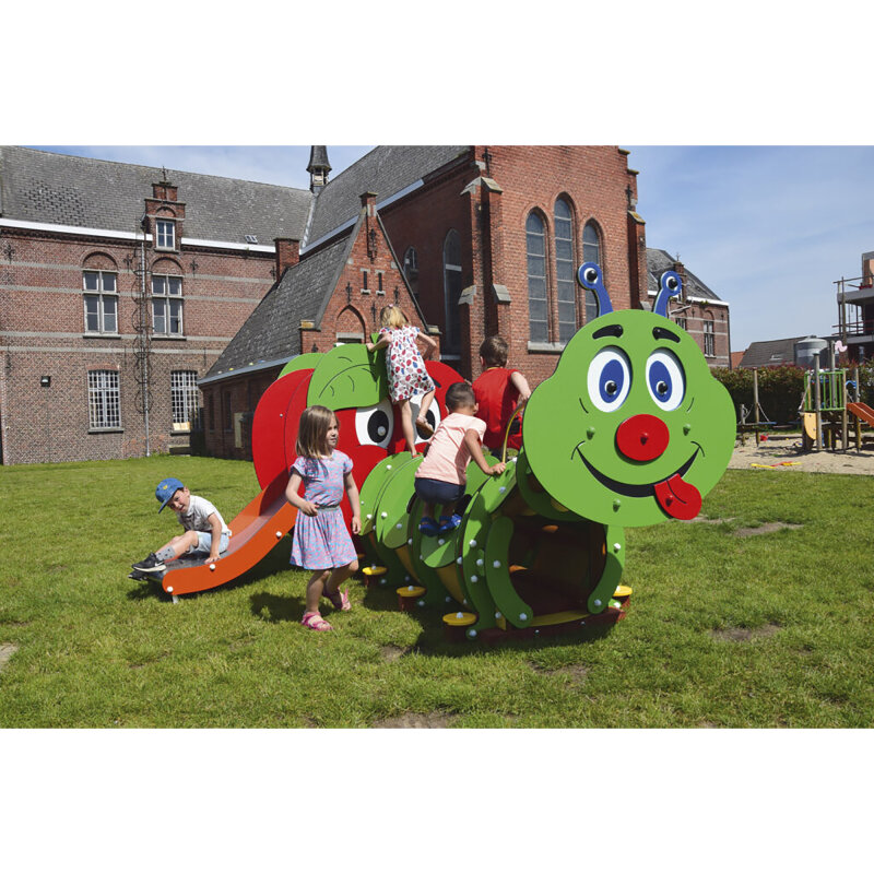 Spielgerät für Kleinkinder Apfel, Raupe und Spielpanele