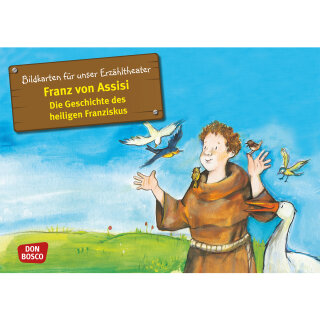Franz von Assisi - Die Geschichte des heiligen Franziskus. Kamishibai Bildkartenset.