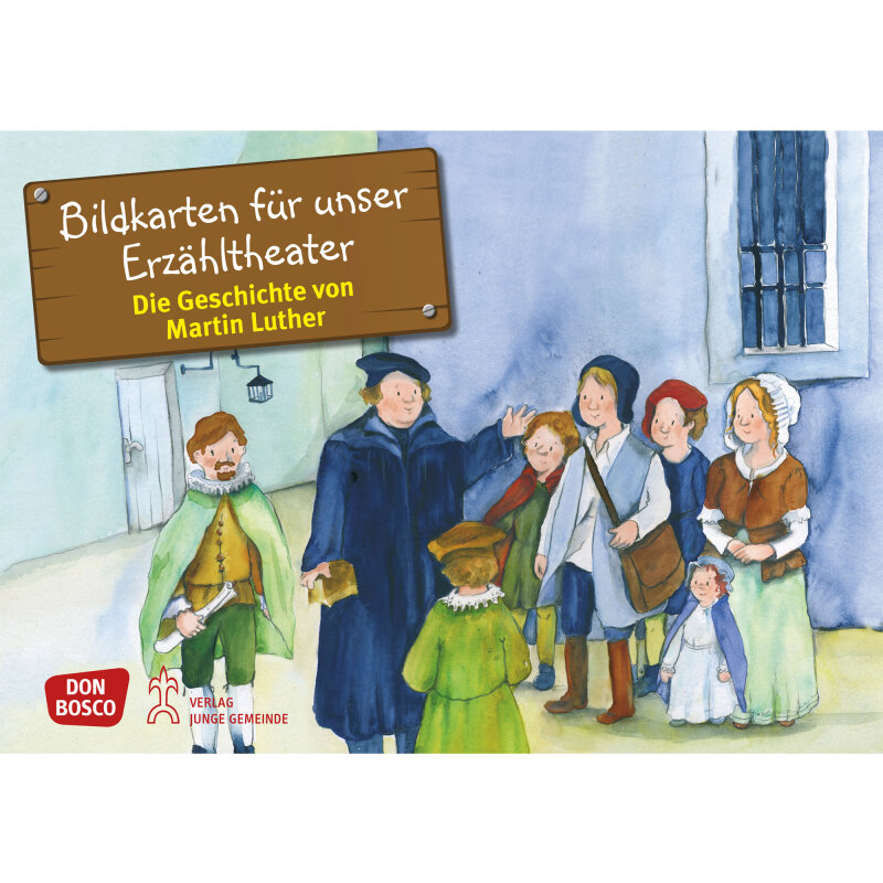 Kamishibai Karten Die Geschichte von Martin Luther